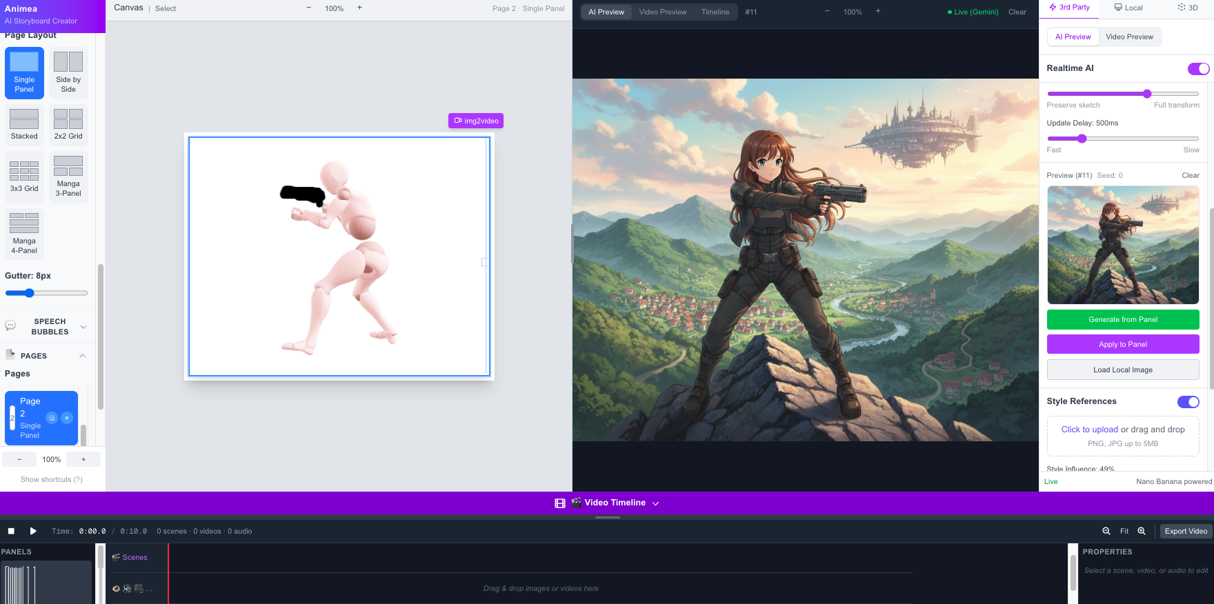 Animea transform step